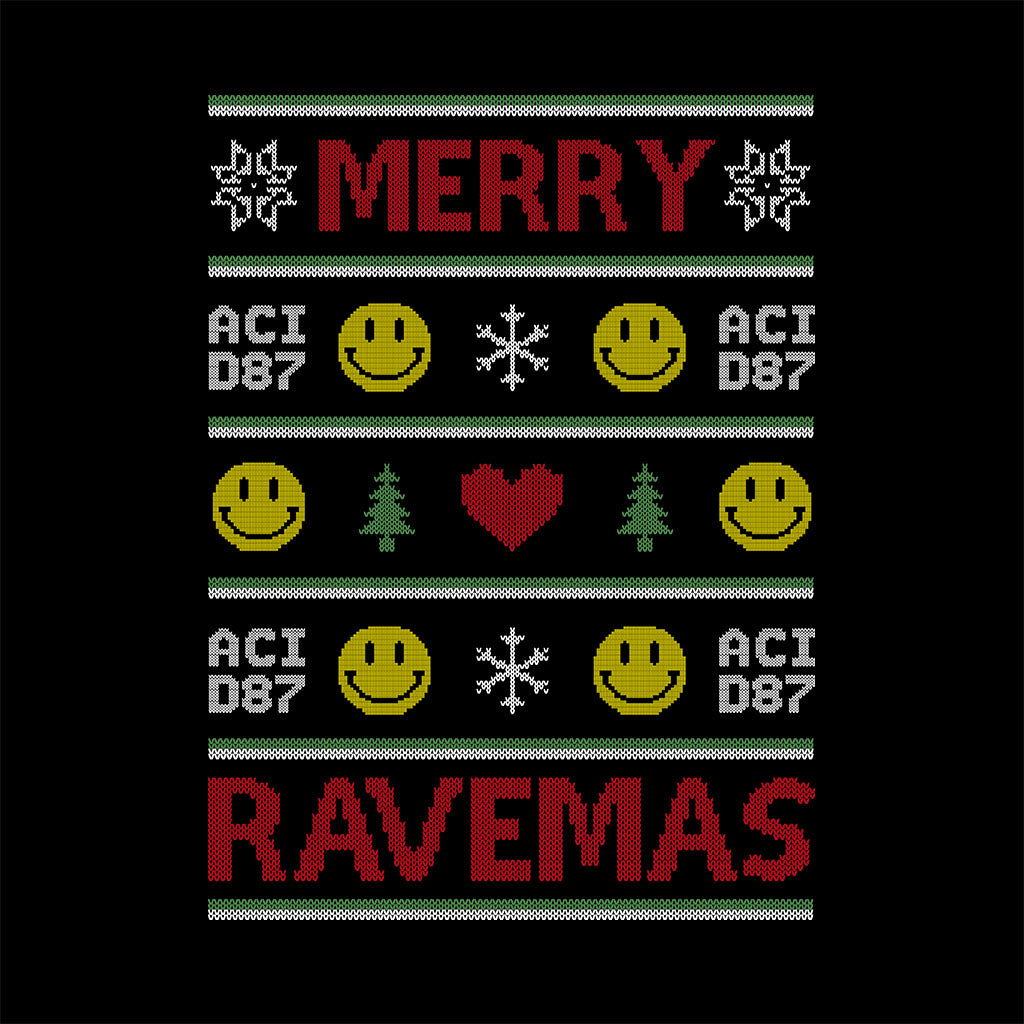 Merry Ravemas III Ugly Christmas Men's T-Shirt