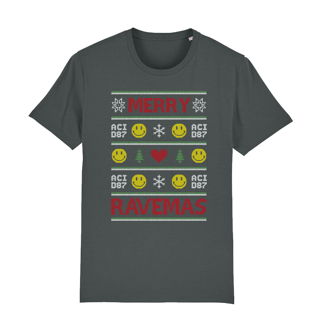 Merry Ravemas III Ugly Christmas Men's T-Shirt