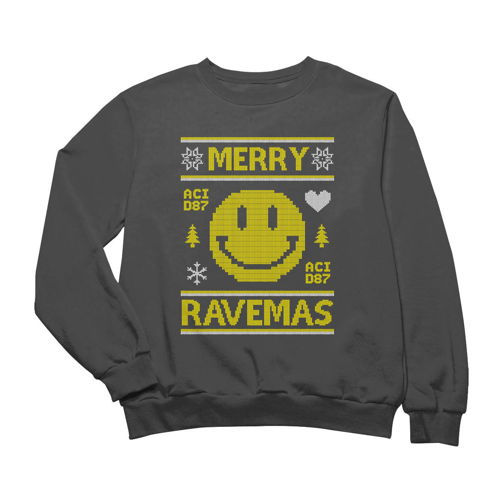 Merry Ravemas I Ugly Christmas Unisex Sweatshirt