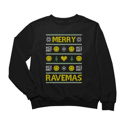 Merry Ravemas II Ugly Christmas Unisex Sweatshirt