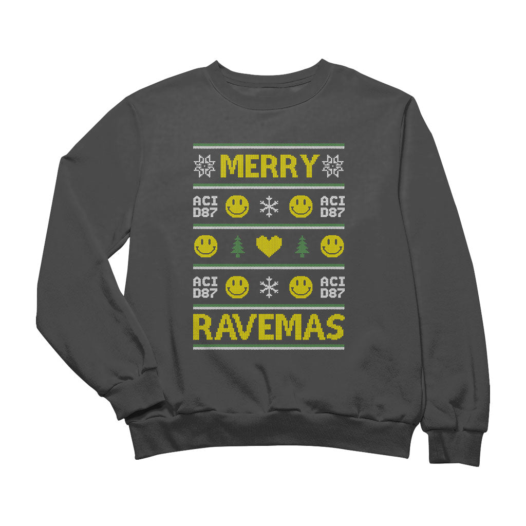 Merry Ravemas II Ugly Christmas Unisex Sweatshirt