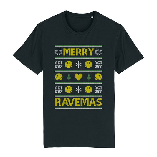 Merry Ravemas II Ugly Christmas Men's T-Shirt