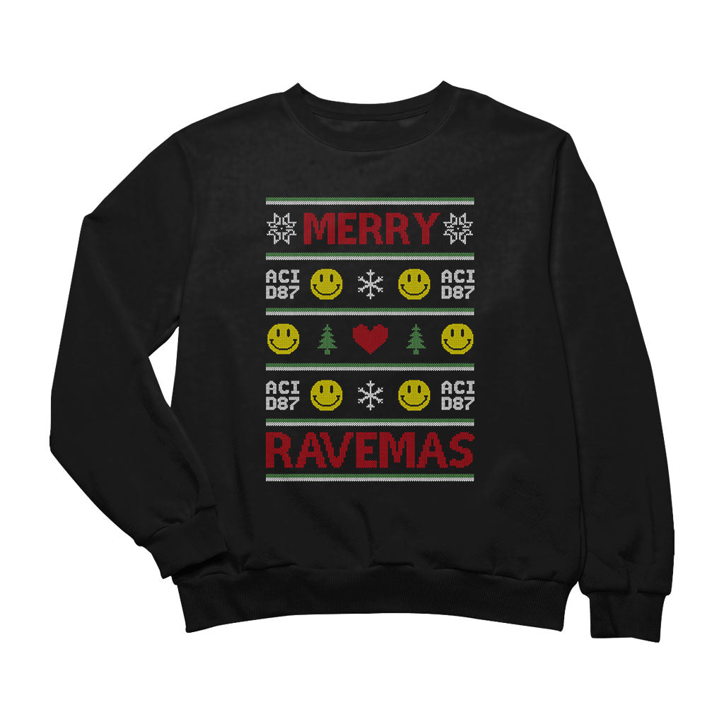 Merry Ravemas III Ugly Christmas Unisex Sweatshirt