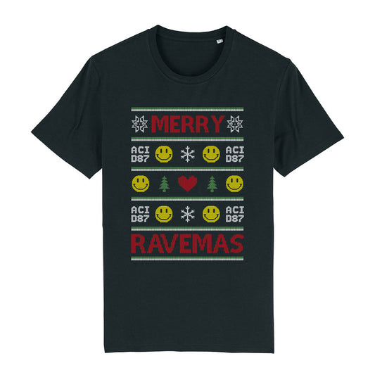 Merry Ravemas III Ugly Christmas Men's T-Shirt