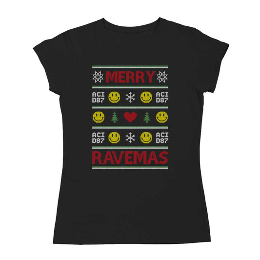 Merry Ravemas III Ugly Christmas Women's T-Shirt