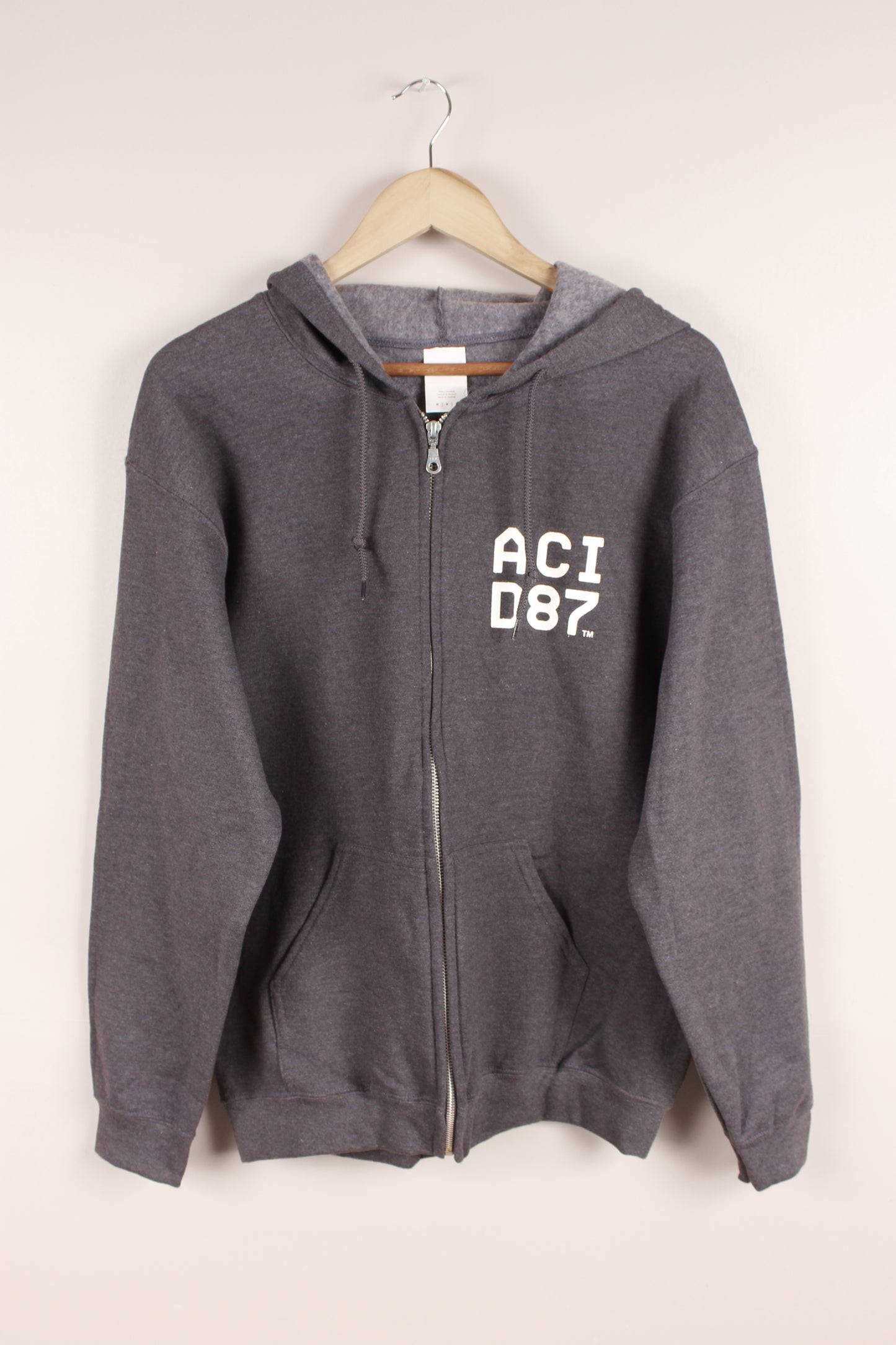 Acid87 Brand Logo Zip Hoodie (50% Off Sale)